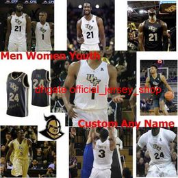 College NCAA UCF Knights Basketball Jersey 31 Anthony Catotti 35 Collin Smith 4 Ceasar DeJesus 5 Avery Diggs Myles Dougs Cousu sur mesure