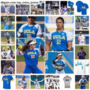 Collège NOUVEAULe collège porte un maillot cousu de baseball de softball personnalisé des Bruins de l'UCLA Briana Perez Holly Azevedo Savannah Pola 7 Maya Brady Megan F