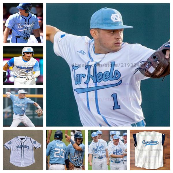 Collège Caroline du Nord Baseball NCAA Jersey a personnalisé n'importe quel nom n'importe quel nombre tous cousés John Long Justin Szestowicki Casey Cook Jackson Rusiecki Castagnozzi