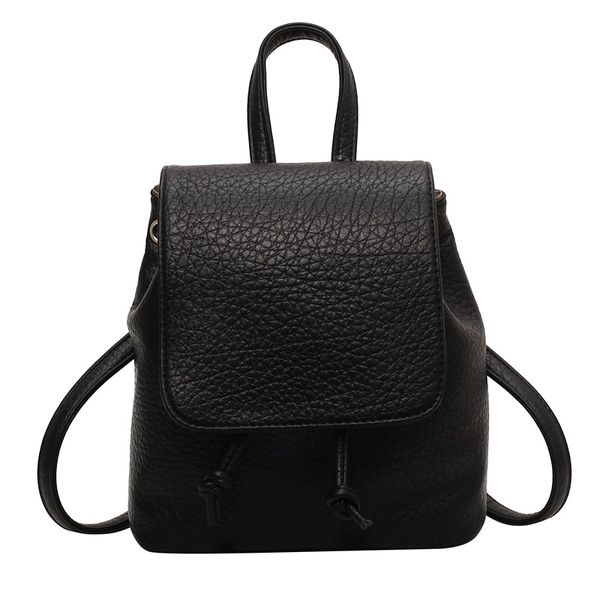 Sac à dos de style collégial Bag féminin 2024 Nouveau sens senior de la mode Sente de voyage court avec un style étranger Small Satchel 029