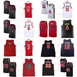 2023/24 2 Lonzo Ball Zach 8 Lavine City Basketball Jersey Michael 6 Alex Caruso Ayo Dosunmu Derrick 1 Rose 11 DeMar Derozan Mens Dennis 91 Rodman Scottie 33 Pippen Shirt