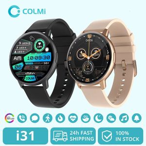 COLMI I31 Smartwatch 1.43 pouces écran AMOLED 100 Modes de sport 7 jours d'autonomie toujours affiché montre intelligente hommes femmes