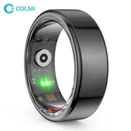 Colmi R02 Smart Ring Health Monitoring IP68 3ATM Modo multideportivo impermeable Capas de acero de grado militar para hombres 240504