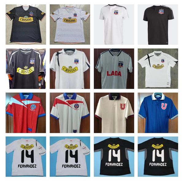 colo colo rétro 2006 2007 2011 2012 maillots de football 1991 1992 Argentine csd maison blanc Vintage Camiseta de futbol Classic 06 07 fernrndez maillots de football