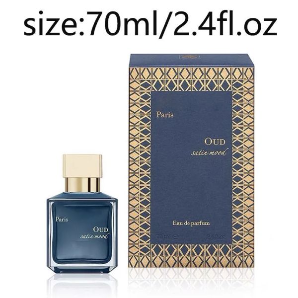 Parfum de Cologne Parfum le plus vendu pour hommes et femmes Bouteille en verre Vaporisateur Ébène Soie Satin Ambiance Parfum Neutre EDP 70Ml 543