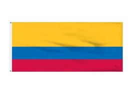 Drapeaux nationaux du pays de la colombie, 3039x5039 pieds, en Polyester 100D, pour l'extérieur, de haute qualité avec deux œillets en laiton, 3049460
