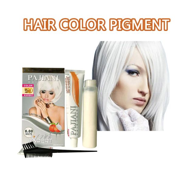 Couleur 160ML blanchiment cheveux colorant mode blanc Permanent longue durée couleur des cheveux teinture crème soins des cheveux outil bricolage couleur des cheveux colorant cire #0818