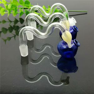 Coloride en verre de pomme dans le bouillon de tuyaux en verre de vitraux fumeurs en verre d'eau en verre d'eau