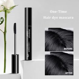 Kleur Zwart Bruin Eenmalige haarverf Mascara Instant grijze worteldekking Haardekking Crème Stick Tijdelijke cover-up Witte haarkleurstof