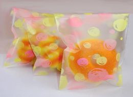 MINI bolsa de postre con burbujas de color, bolsas desechables para hornear galletas, papel de regalo de pastelería portátil, lote de 100 unidades CK1628757198