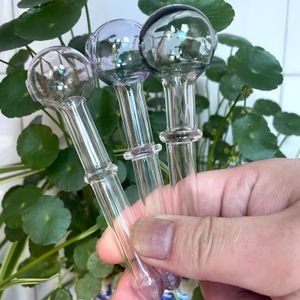 Kleur bubbler pyrex glazen buizen gebogen glazen olie branders buizen 5,5 inch lengte glazen buis balancer schedel pijp rokende pijpen