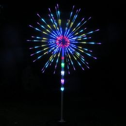 LED à couleur changeante feux d'artifice lumière étanche arbre de noël lampe extérieure météore cheval lampe pour jardin guirlande nouvel an