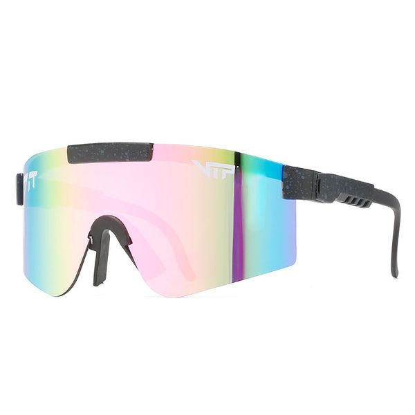 Film couleur Hot Cake Lunettes de plein air Nouvelles lunettes de cyclisme sur route Lunettes de soleil de sports de plein air pour hommes et femmes