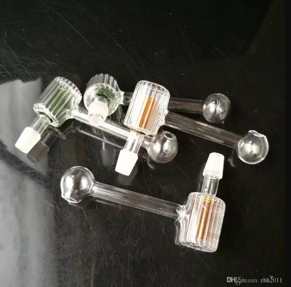 Accessoires de bangs en verre de tabac à filtre de couleur, Pipes à fumer en verre colorées mini-tuyaux à main multi-couleurs Meilleurs tuyaux en verre à la cuillère