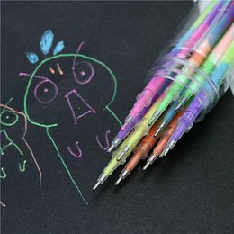 Gel de couleur Refills arc-en-ciel Remplacement de recharge Diary Dessin Marker Pinter Plastic Bottle Emballage Iproof