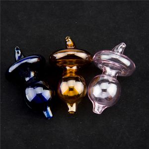 Couleur Fumer Accessoires Verre Bulle Carb Cap OD 33mm Pour Quartz Banger Nail Hat Dôme Terp Core Nails Bongs Dab Oil Rigs