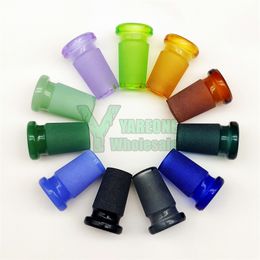 Adaptador de vidrio de color Bongs Reductor Convertidor de juntas 18 mm 14 mm 10 mm macho a hembra para fumar Tubería de agua Dab Rigs YAREONE al por mayor