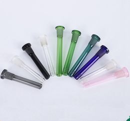 Adaptateur de réducteur de tige femelle affleurant pour tuyau de tige inférieure en verre de couleur 14-18 mm Lo Pro Diffuseur de tige en verre diffus pour tuyaux en verre Bongs