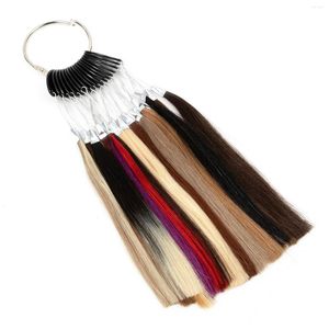 Tabla de colores de cabello humano también denominada Switch para extensiones 28 colores diferentes