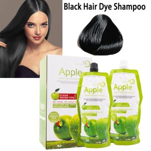 Kleur MOKERU Zwarte Haarverf Crème Helder Water Zwarte Olie Biologische Natuurlijke Haarkleur Shampoo Voor Cover Grijs Haar Langdurig 1000ML