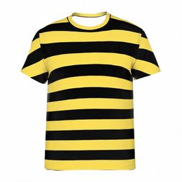 Kleur Polyester T-shirts Me Voordat Je Zwarte En Gele Strepen Persalize Mannen Dunne T-shirt Hipster Tops 25Lc #