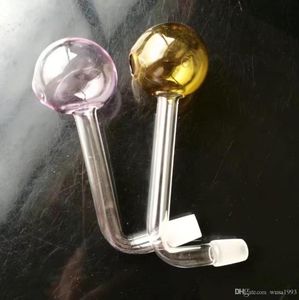 Grand pot à bulles de couleur à angle droit, accessoires pour bangs en verre en gros, pipe à eau en verre pour fumer, livraison gratuite