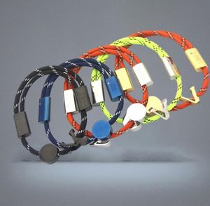 Kleur touw armband oranje groen blauw zwart touw trek type armband voor vrouwen8169319