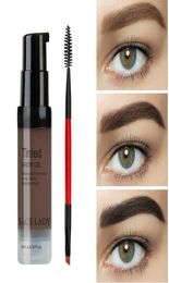 Couleur Salon Poufre 6 ml Makeup Tint Brush Kit Brown Henna Eye Brow Gel Cream Make Up Paint Pen Set Enhanceur Wax Cosmetic7183614