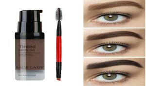 Couleur Salon Porade 6 ml Makeup Tint Tint Brush Kit Brown Henna Eye From Gel Cream Make Up Paint Pen Set Amphoder Wax Cosmetic1083586