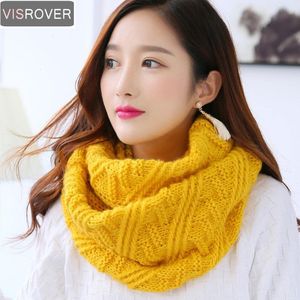 Couleur foulards femmes hiver tricoté Lic écharpe chaud infini Snood dames anneau boucle mode unisexe cercle foulard