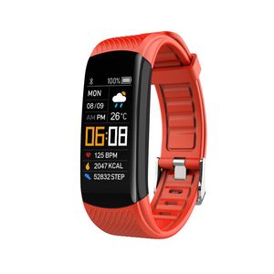Kleurenscherm Slimme polsband Slimme armband Hartslagmeter Bloeddruk Smart Watch Stappenteller Fietstracker