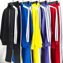 Color Sportswear Palm Tracksuit Menswear Designer Fashion Multi-Color Mabe Jogging Polo Sweatshirt, Brandled Veste Brandled Black, Yellow, Purple, Red Joggers