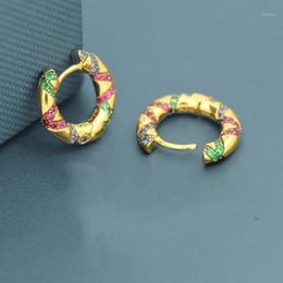 Knoop kleur strepen oorbellen sieraden bloem oorbel voor vrouwen bruiloft verlovingsmode kerstfeest geschenk1