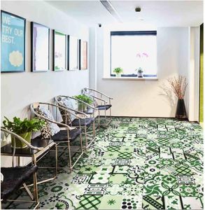 Azulejos de colores 300X300mm azulejo de cerámica pared de la cocina mosaico baño terraza piso balcón suelo antiguo