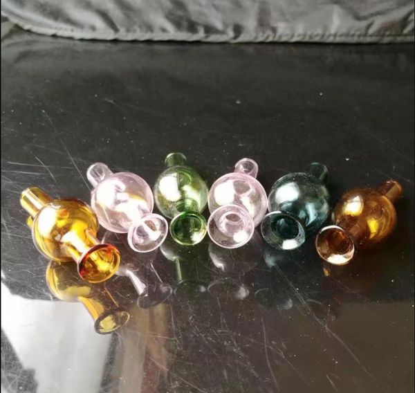 Couleur avec des accessoires de bongs en verre de couverture de bulle, pipes à fumer en verre colorées mini multi-couleurs pipes à main meilleures pipes en verre cuillère