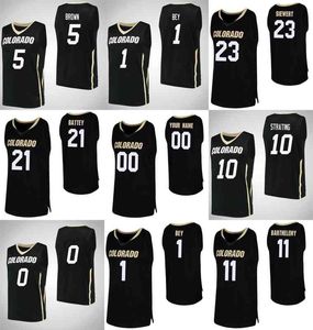 Colorado 0 Shane Gatling Jersey 1 Tyler Bey 2 Daylen Kountz 3 Maddox Daniels Buffaloes Jerseys Mens rare Basketball Wears Custom Stitched