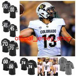 Colorado Buffaloes Jerseys de football collégial Alex Fontenot Jersey Tony Brown Paul Richardson Mason Crosby Rashaan Salaam Custom cousé