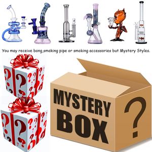 Mystery Box Surprise Bined Box Multi Styles Hookahs Bangers Rookaccessoires Percolator Pijpen Oil Rig Dab Rigs Water Glass Bong