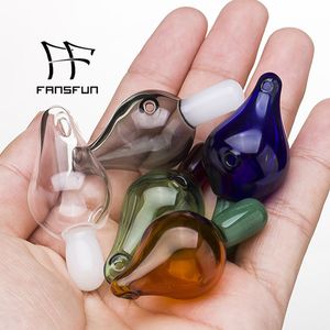 Gekleurde glazen draaiende Riptid Carb Cap OD 22mm Rook voor Quartz Banger Nails Bet beter gebruik met Terp Pearls DAB Rigs Bongs