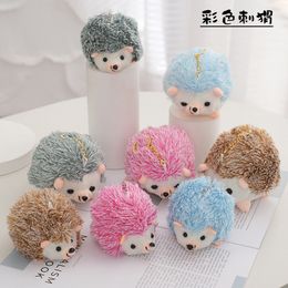 Porte-clés en peluche coloré hérisson, jouet mignon, pendentif de sac hérisson, décoration de poupée, Machine à saisir