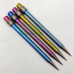 Outils de Dab en cire en forme de crayon en titane coloré dans des couleurs assorties pour les ongles à Quartz Banger YAREONE en gros