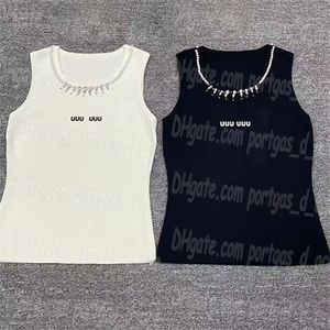 Letters Vrouwen Cropped Singlet Tanks Gebreide Dames Zomer Tank Top Luxe Designer Mouwloze Singlets Tanks