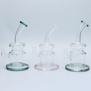Kleurrijke 9 Inch Glazen Bong Rig voor Volwassen Waterpijpen voor Thuis met bowl en quartz banger gratis
