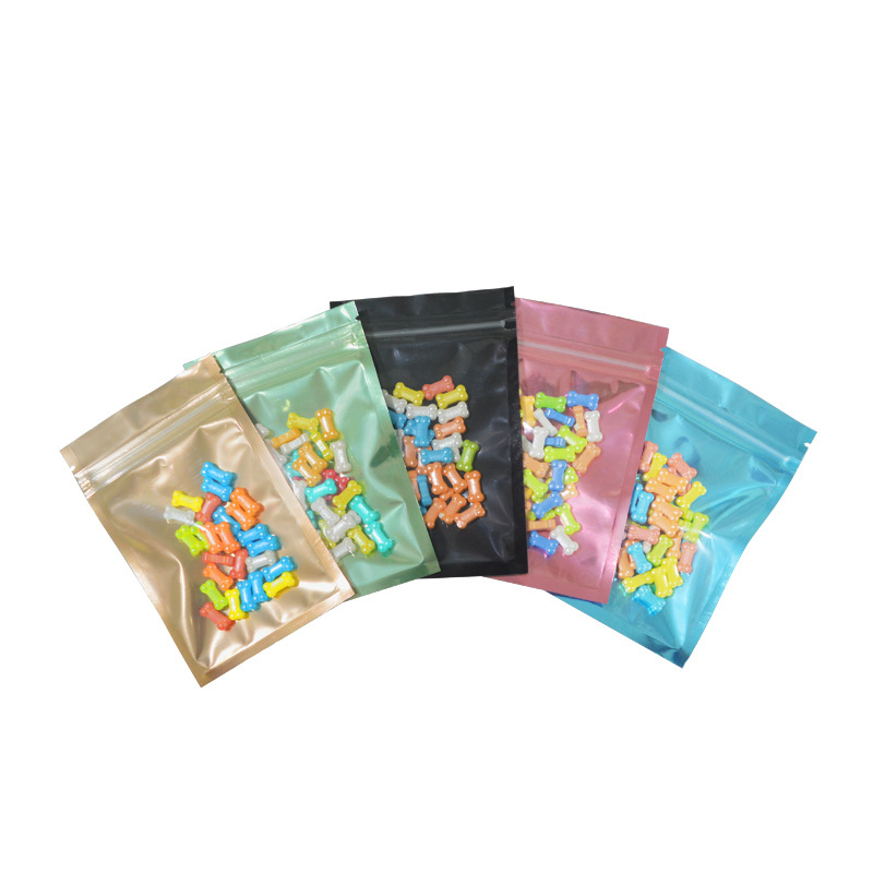 Bolsas de embalagem coloridas e transparentes Bolsas de armazenamento de alimentos Sacos à prova de umidade mantêm aroma