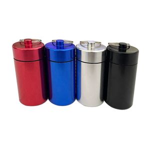 Cendriers colorés Portable Voyage Poche Porte-clés Scellage Étanche Herbe Sèche Tabac Suie Porte-Cigarette Stash Case Boîte De Rangement Fumer Scellage Pots DHL