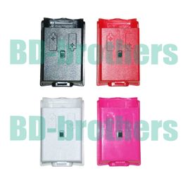 Kleurrijke batterij case cover shell behuizing voor xbox 360 xbox360 draadloze controller oplaadbare vervanging zwart wit rood roze 1000pcs / lot