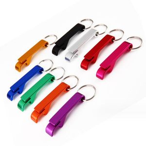 Ouvre-bouteille de bière coloré avec porte-clés cadeaux de mariage pour les invités Restaurant Promotion cadeau porte-clés ouvre-bouteille de vin logo personnalisé