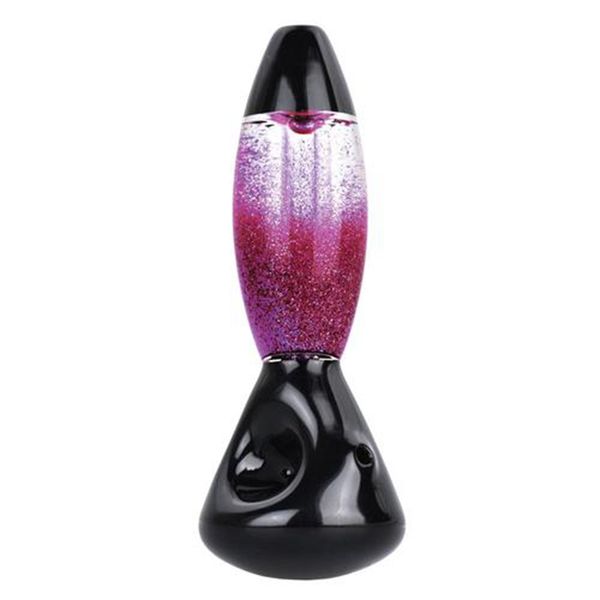 Coloré Noir Glitter Liquide Rempli Pipes Pyrex Verre Épais Tube De Fumer Handpipe Portable À La Main Herbe Sèche Tabac Huile Rigs Filtre Bong Porte-Cigarette DHL Gratuit