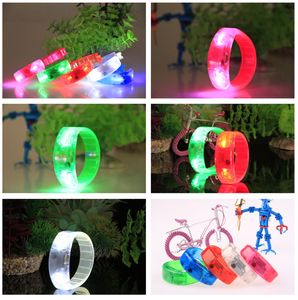 Coloré Clignotant LED Bracelet Bracelet Dance Bar KTV Discothèque Clignotant Bracelet Glow Party Cadeau De Noël Halloween FAST SHIP