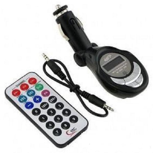 Colorido reproductor de MP3 para automóvil Transmisor FM inalámbrico LCD USB / SD / MMC / CD Control remoto Plegable para automóvil MP4 MP3 Modulador de FM Reproductor Envío gratis